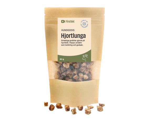 FirstVets hundgodis - hjortlunga - 80 g