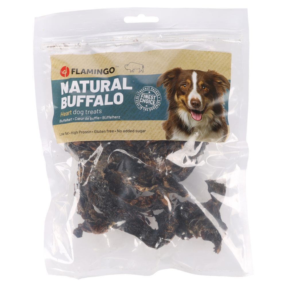 Flamingo Nature Snack buffelhjärta - 200 g