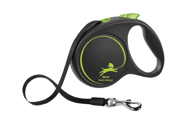Rullkoppel Black Design Cord, 3m, XS, max 8kg, Grön