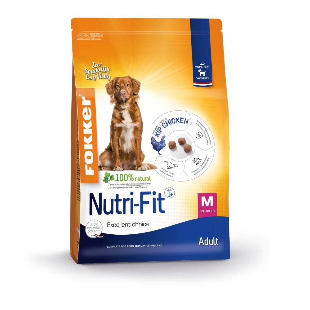 Fokker Adult Medium Nutri-Fit hundfoder - 13 kg