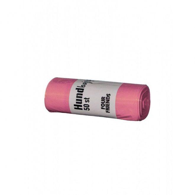 FourFriends Bajspåse Rulle 50 pack (Rosa)
