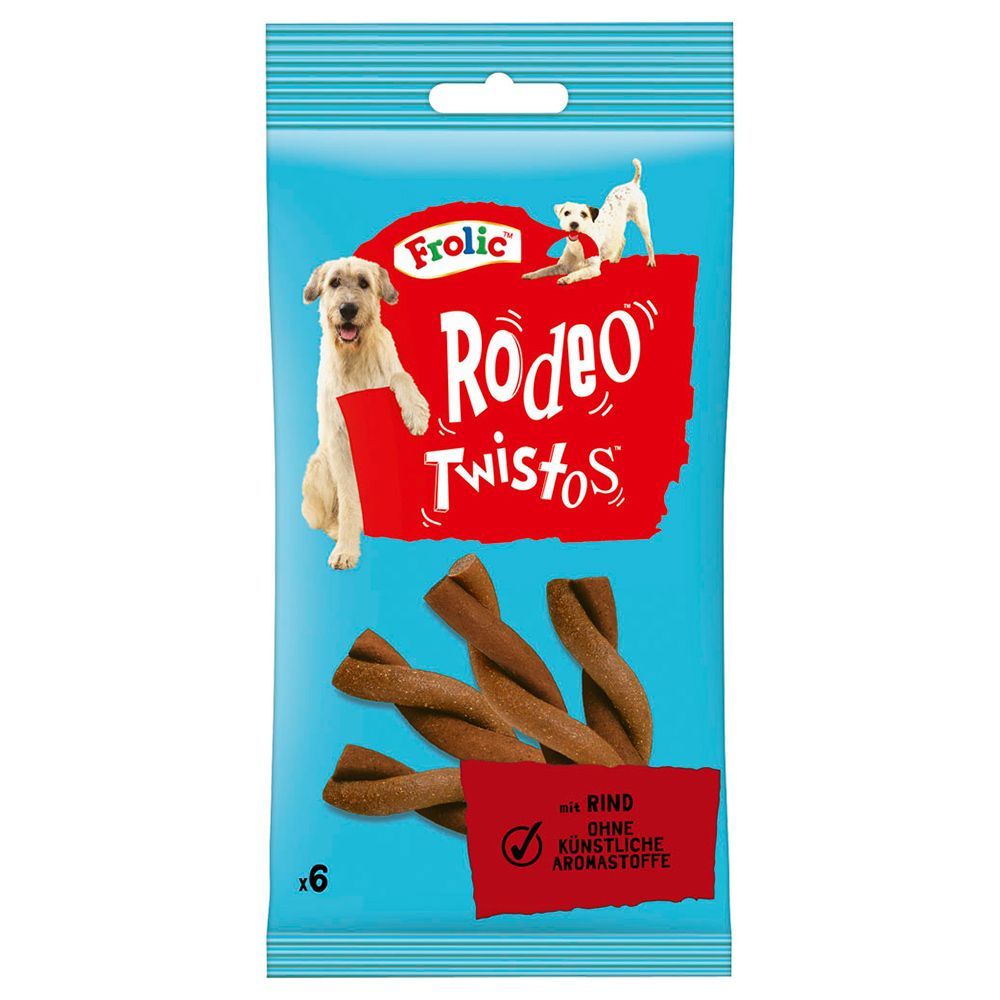 Frolic Rodeo Twistos - Med nötkött (18 x 6 bitar)