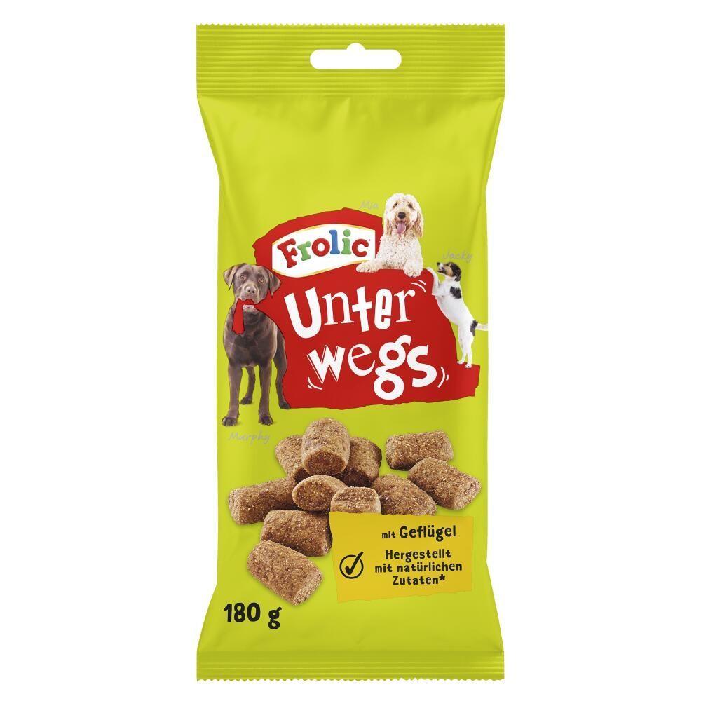 Frolic Unterwegs - 9 x 180 g med fjäderfä