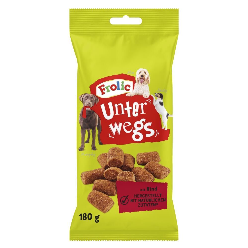 Frolic Unterwegs - 9 x 180 g med nötkött