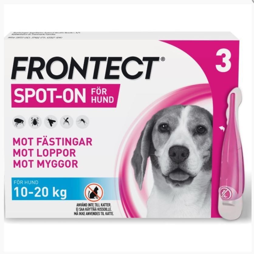 Frontect 10-20 kg, spot-on, lösning 3x2 ml