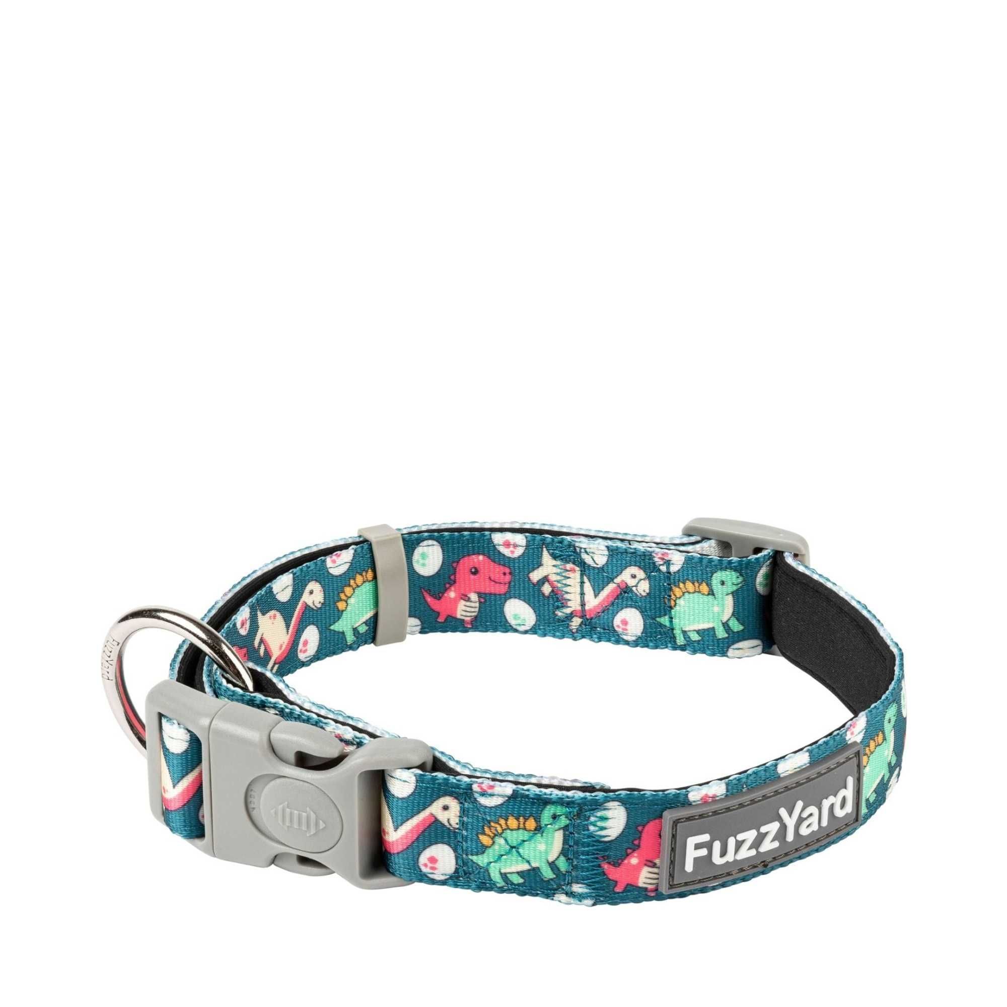 FuzzYard Halsband Dinosaur Land - L