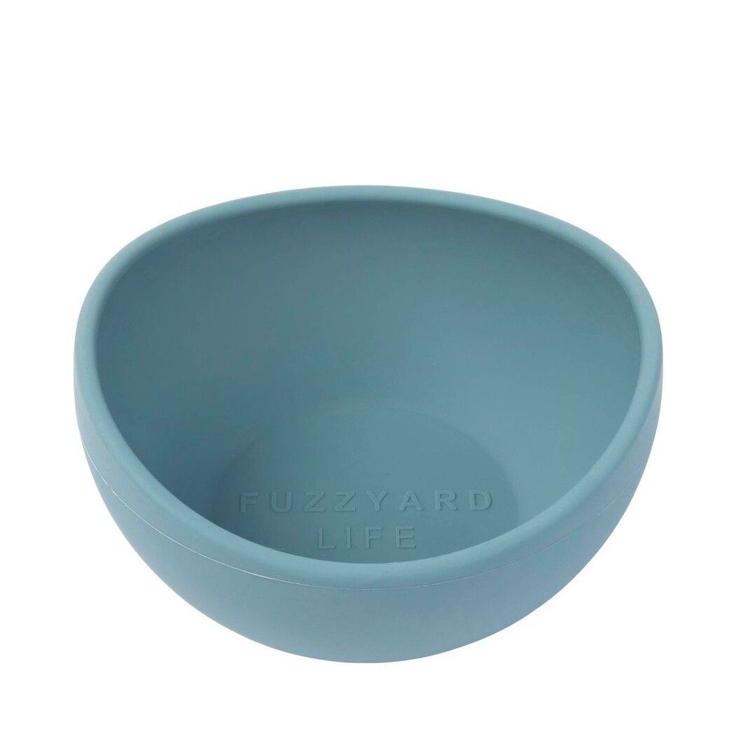 FuzzYard Silicone Bowl French Blue - Medium