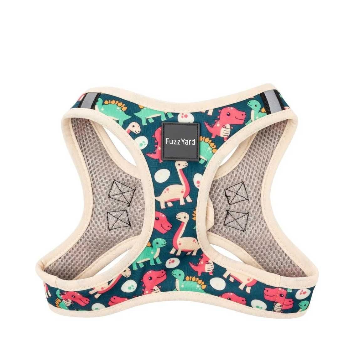 FuzzYard Step-In Harness - Dinosaur Land / XXS