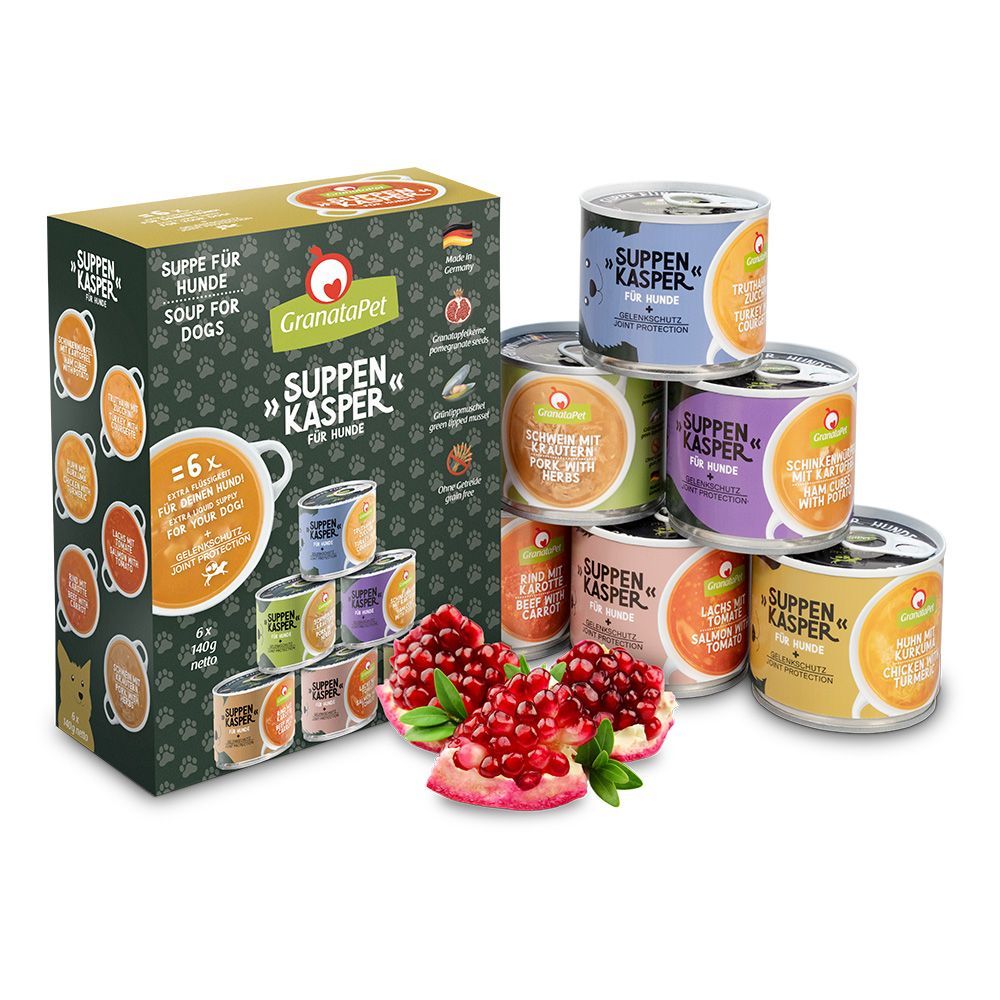 GranataPet soppa provpaket - 12 x 140 g