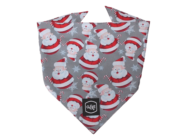 Bandana Santa S/M, 57cm Mönstrad