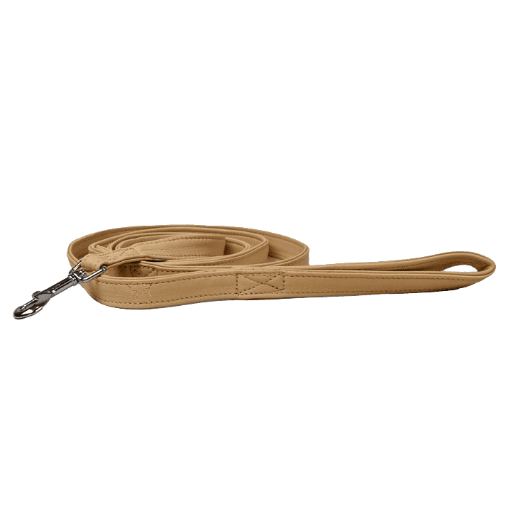 Läderkoppel, 20mm x 180cm, Beige