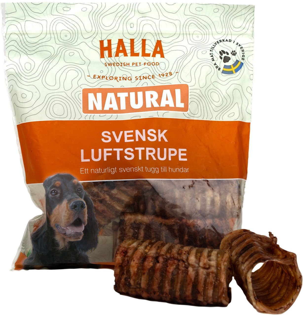 Svensk luftstrupe hundgodis - 180 g