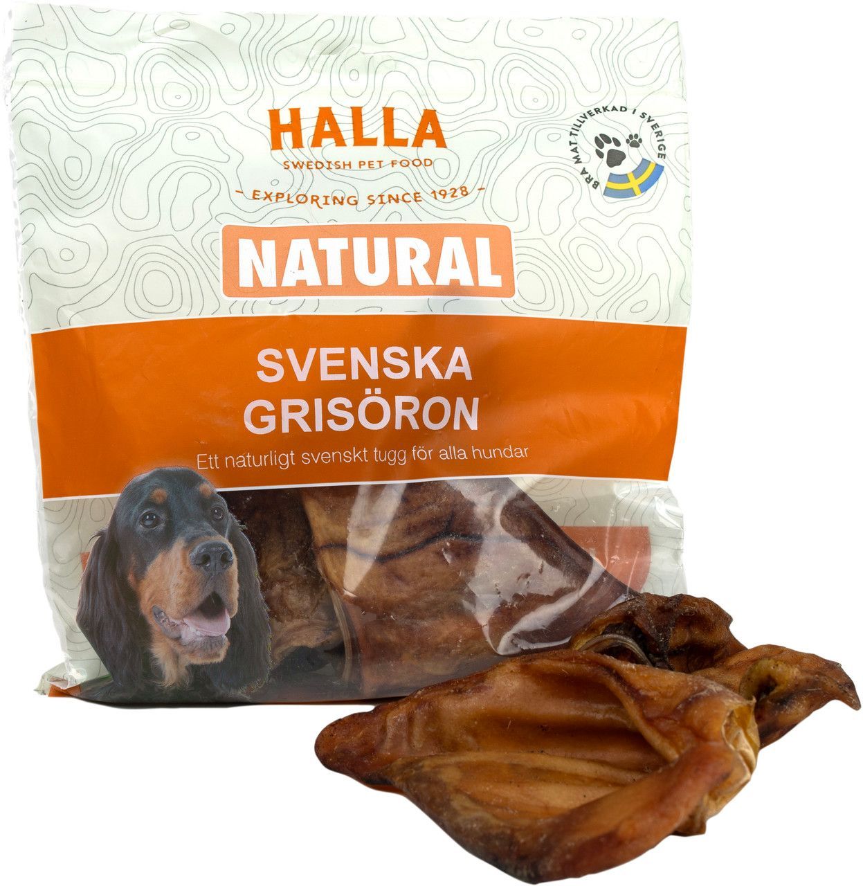 Svenska grisöron hundgodis - 180 g
