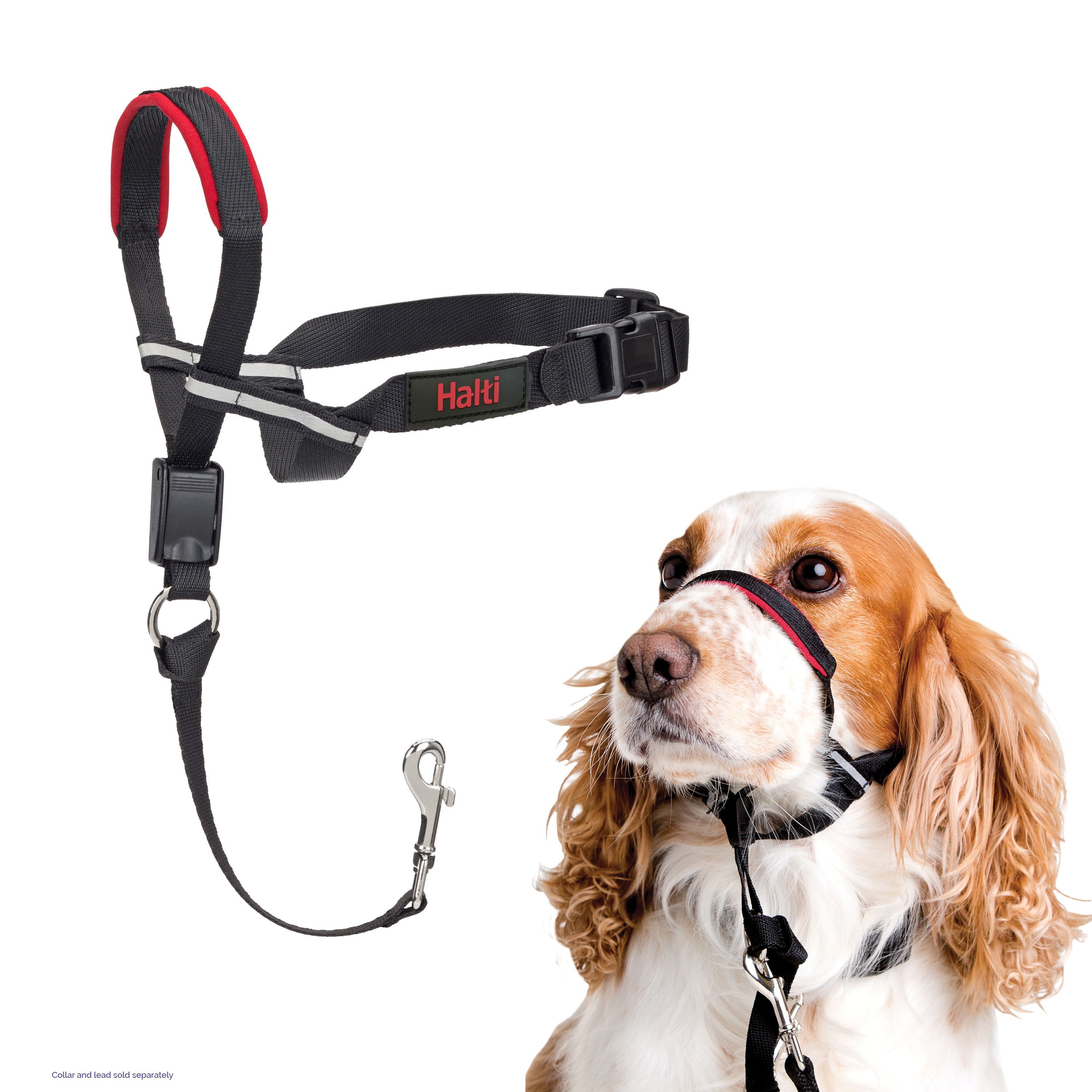 Halti OptiFit Antidrag Hundsele  - Svart (M)