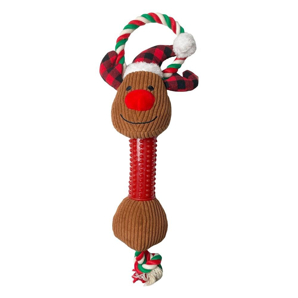 Hundleksak Long Neck Reindeer