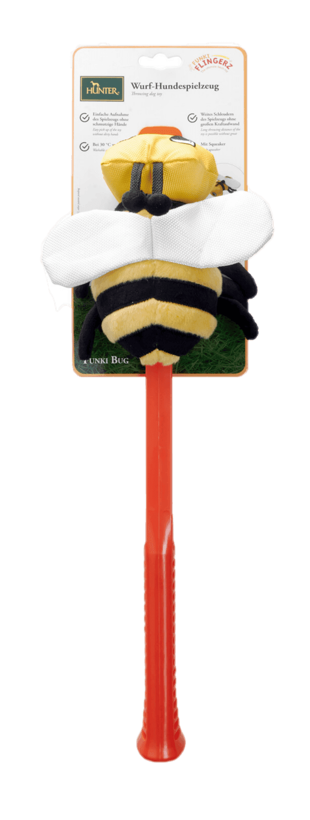 Dog Toy Flingerz Funki Honeybee With Launcher