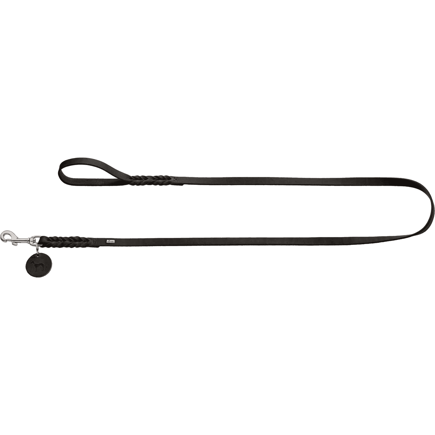 Hundkoppel Solid Education Svart 200cm/16mm