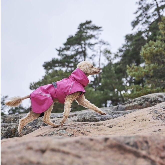 Hurtta Monsoon II Eco Regnjacka Rosa (45)