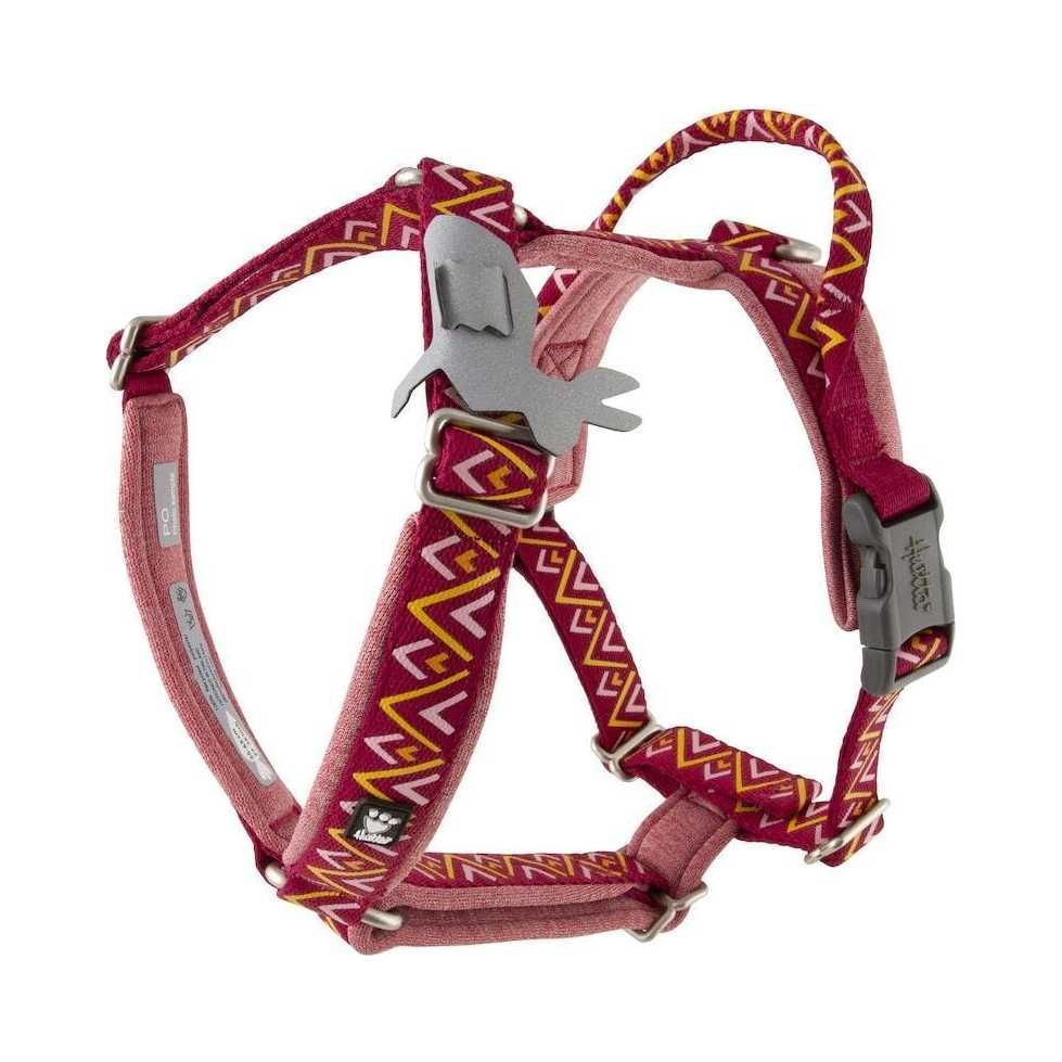 Hurtta Razzle-Dazzle Y-Sele Beetroot - 35-45 cm