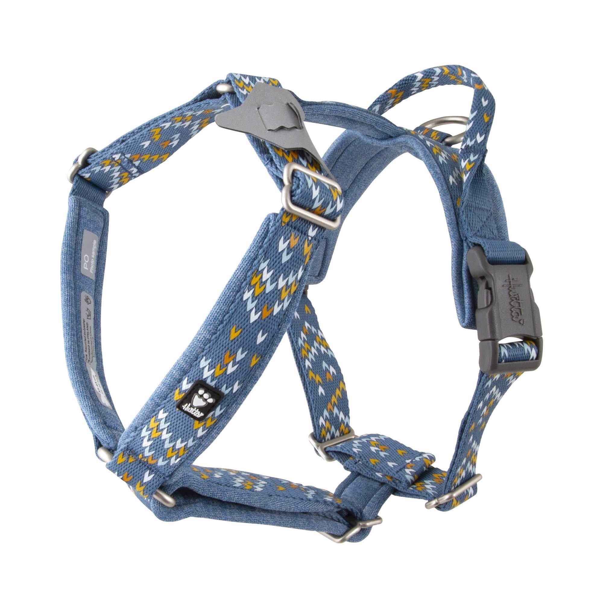 Hurtta Razzle-Dazzle Y-Sele Bilberry - 35-45 cm