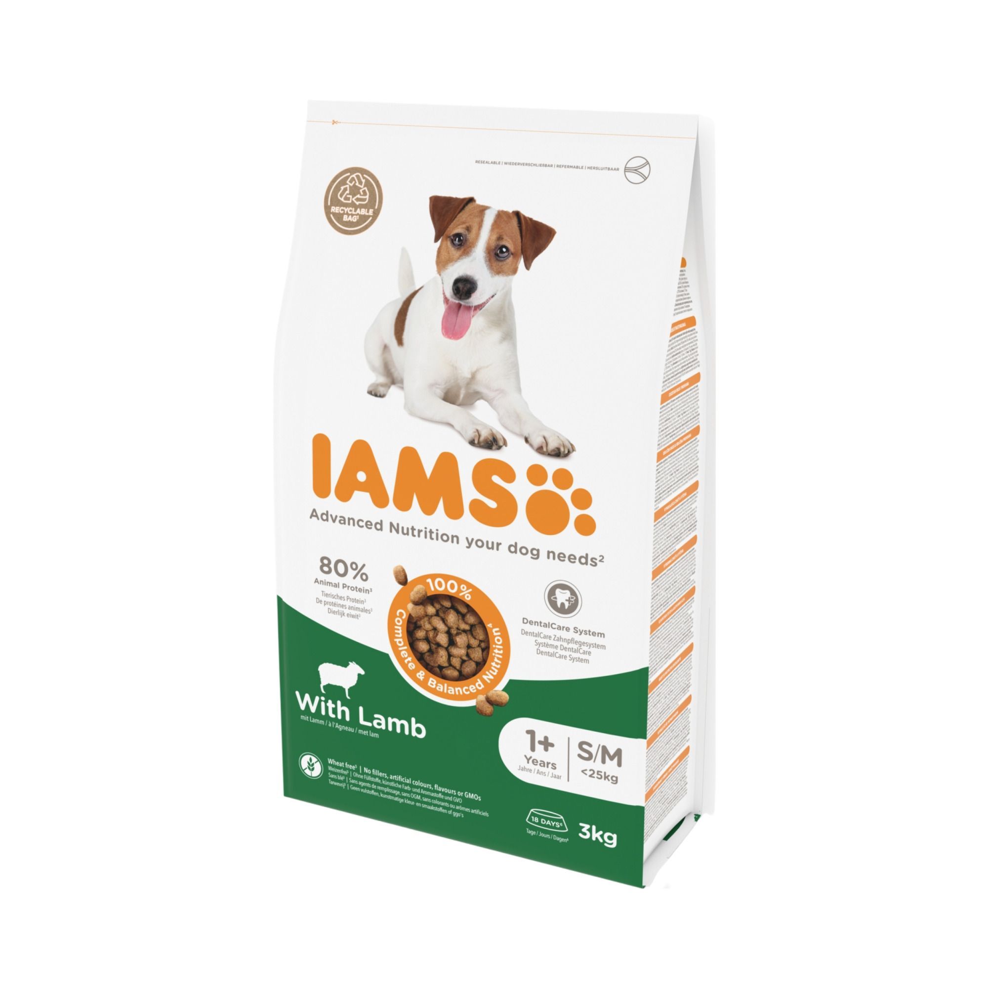 IAMS Adult Small-Medium Breed Lamb - 3 kg