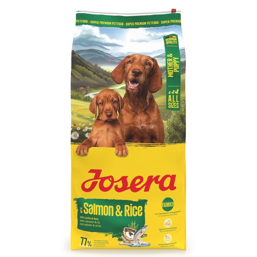 Josera Mother & Puppy med lax & ris - 12,5 kg