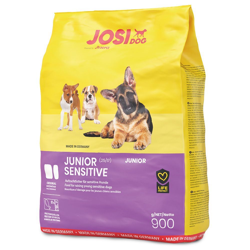 JosiDog Junior Sensitive - 4,5 kg (5 x 900 g)