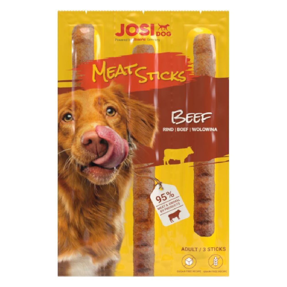 JosiDog Meat Sticks med nötkött - 33 g