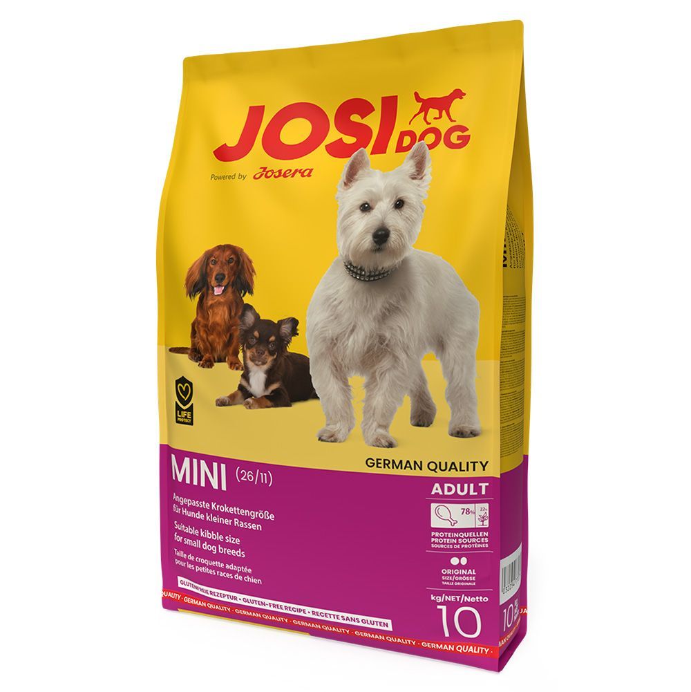 JosiDog Mini - Ekonomipack: 2 x 10 kg