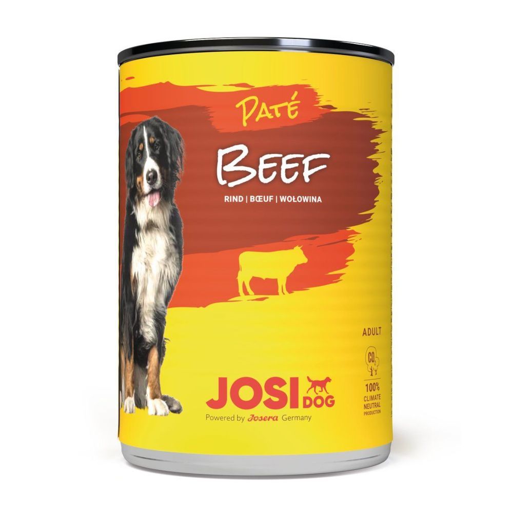 JosiDog Paté 12 x 400 g - Nötkött