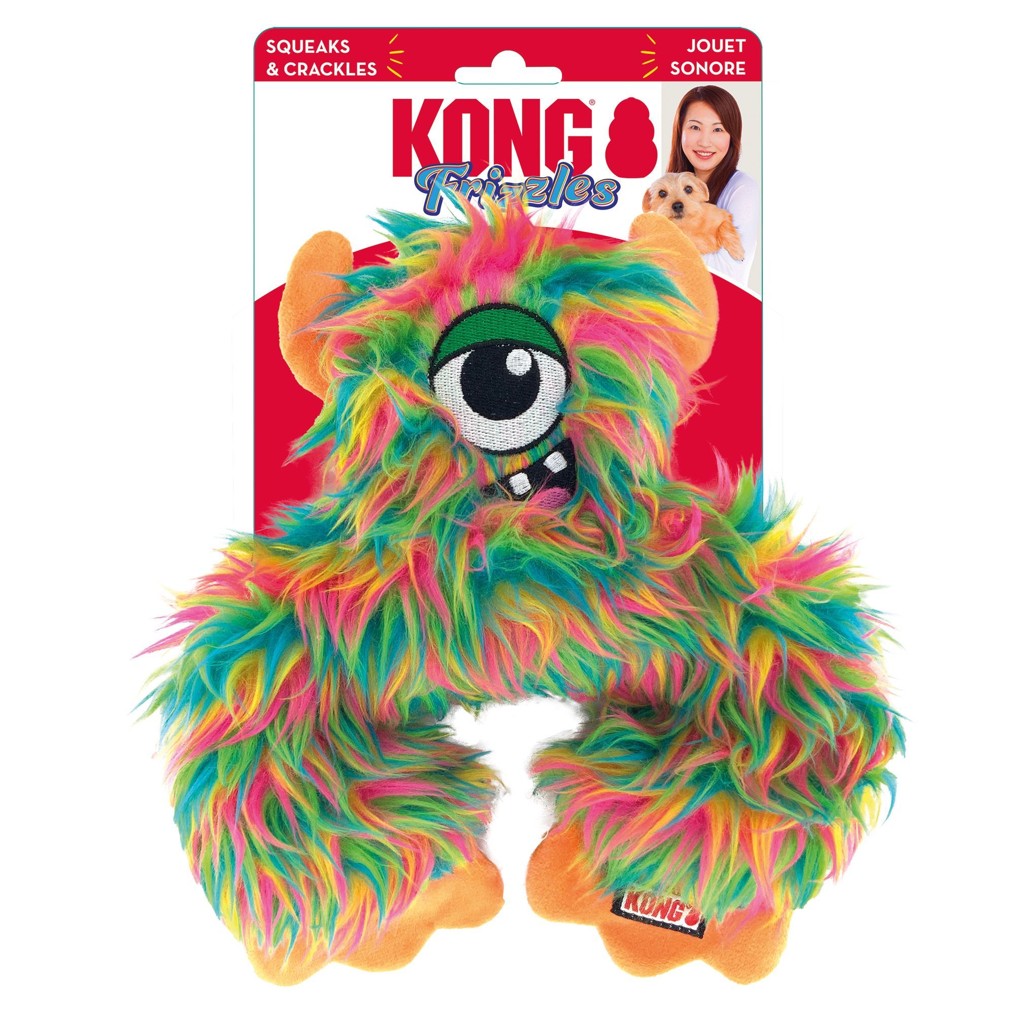 KONG Frizzle Frazzle Hundleksak