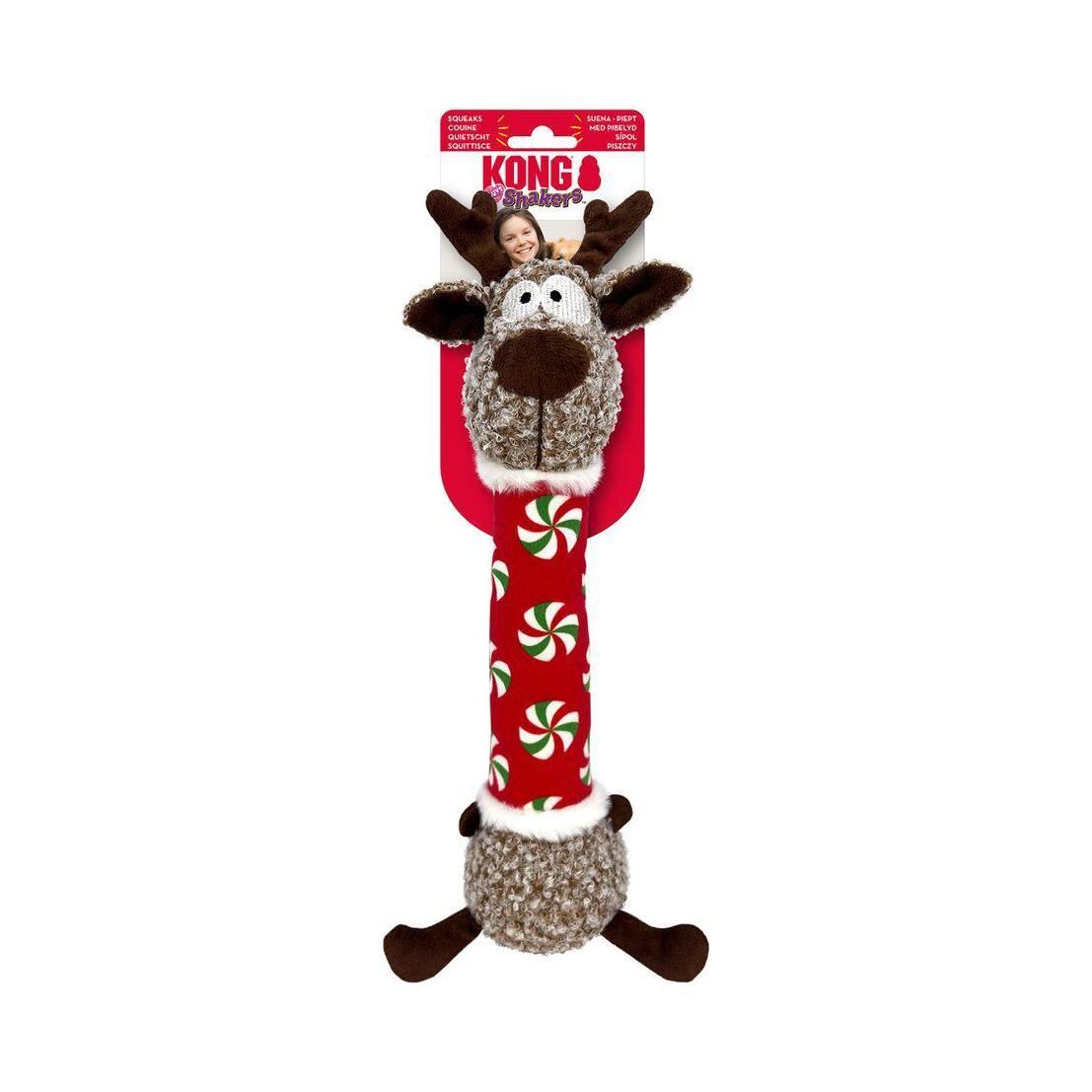 KONG Holiday Shakers Luvs Reindeer