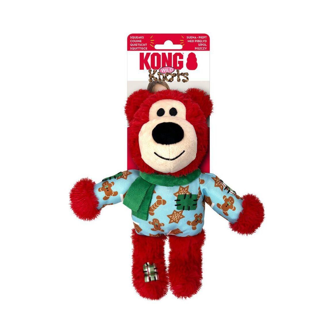 KONG Holiday Wild Knots Bear - S/M