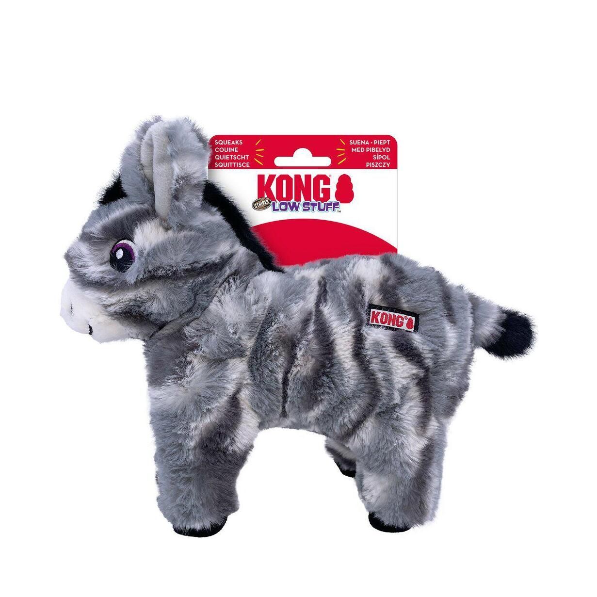 KONG Low Stuff Stripes Donkey