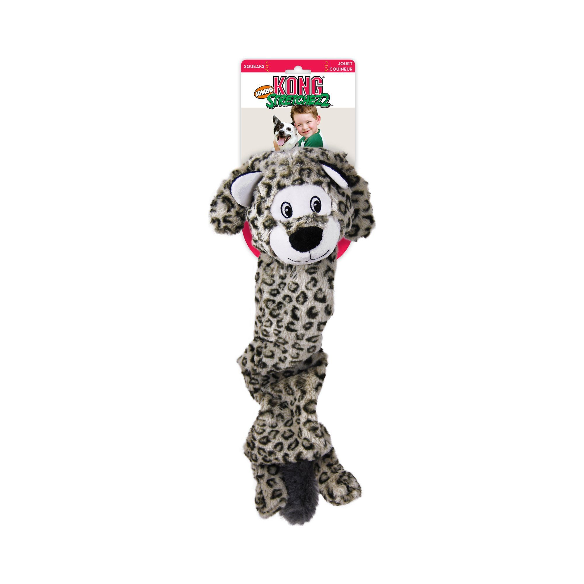 KONG Stretchezz Jumbo - Snöleopard