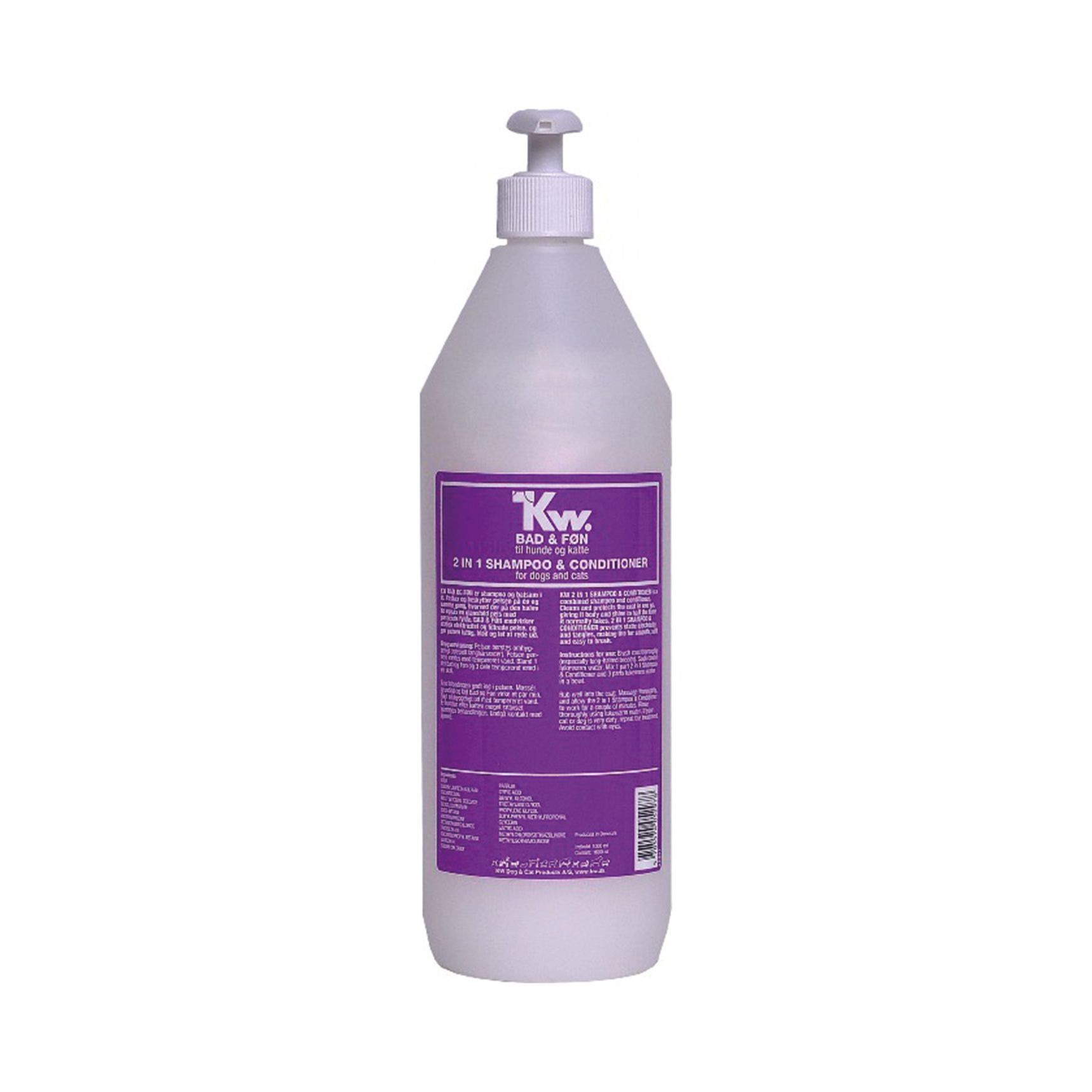 KW 2 i 1 Shampoo & Balsam - 1000 ml