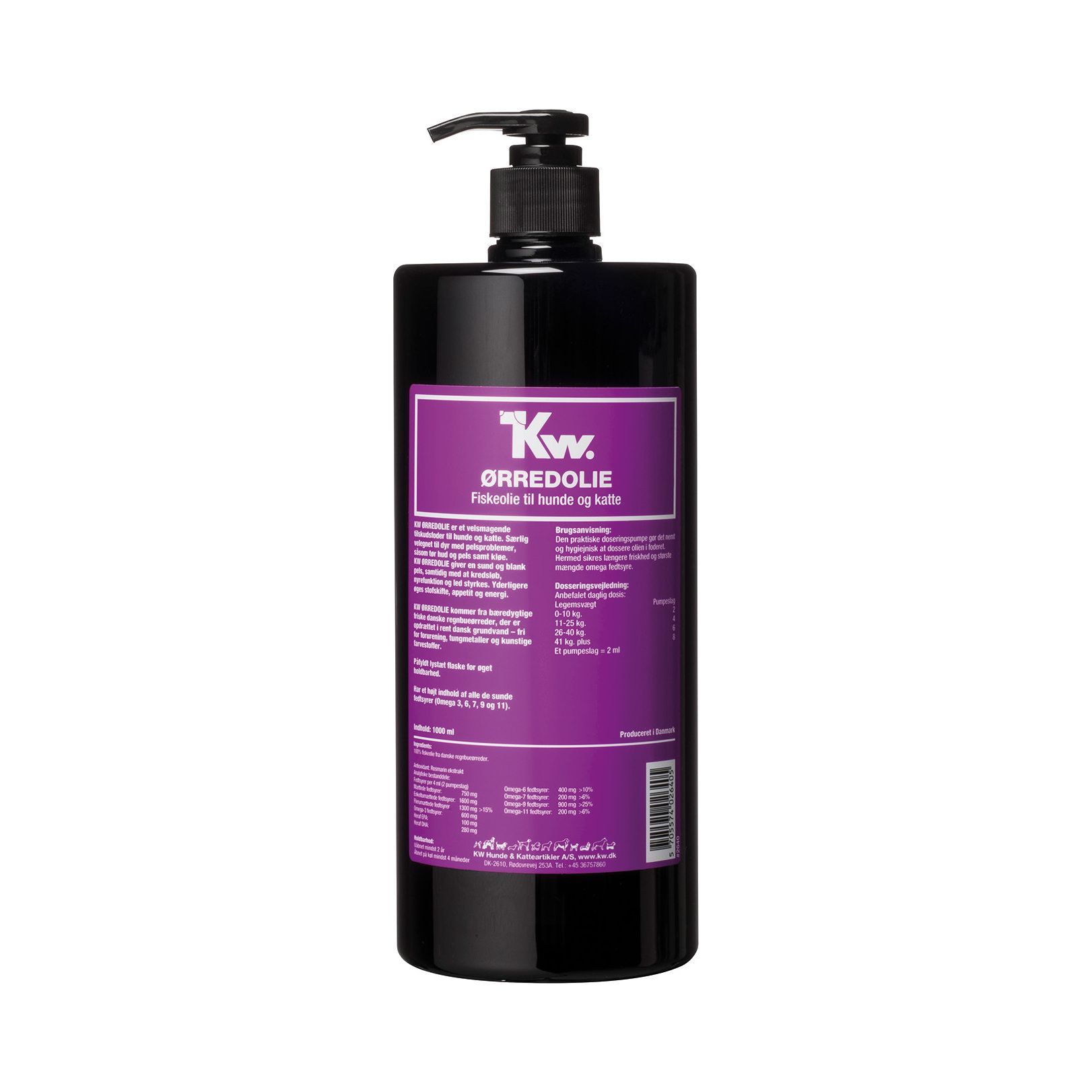 KW Forell-olja - 1000 ml