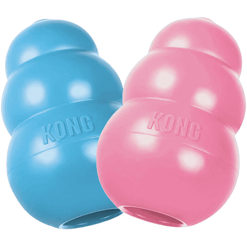 Puppy Rubber Large Pink/Blue - L: 10.2x7 cm, Mix