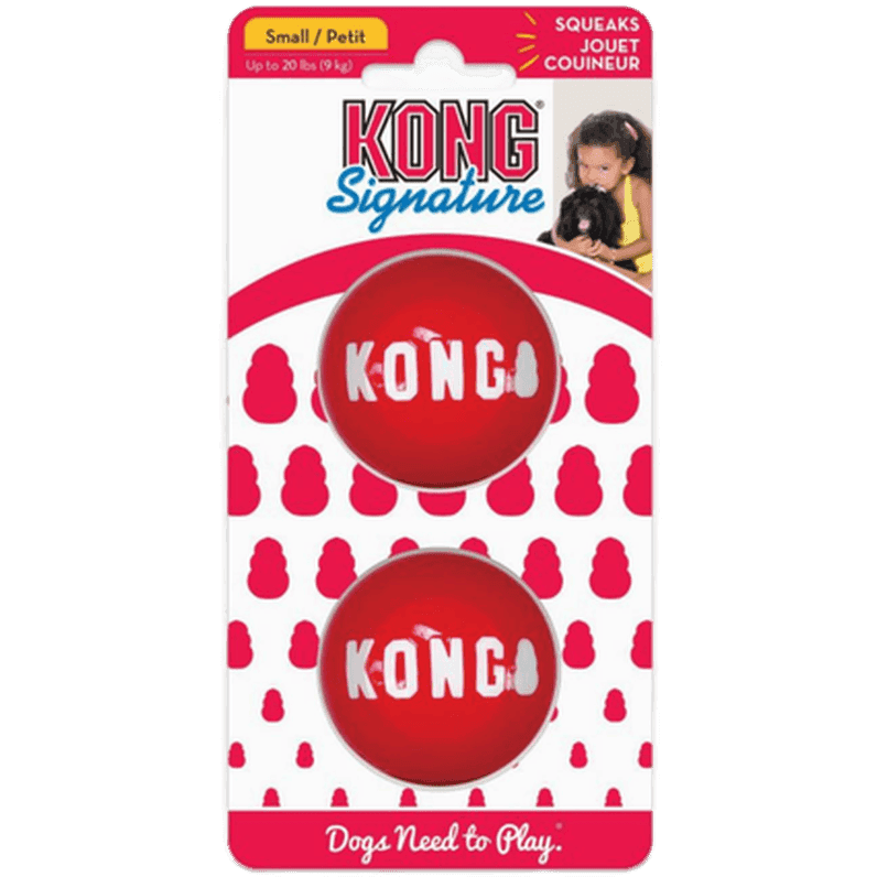 Signature Ball Dog Toy 2-Pack Medium 6cm