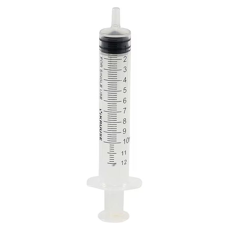 Kruuse Engångsspruta 10-12 ml - 10-pack