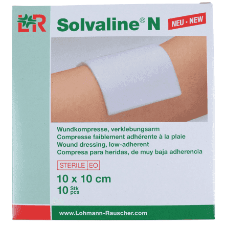 Solvaline N Kompress - 5 x 5 cm / 1 st