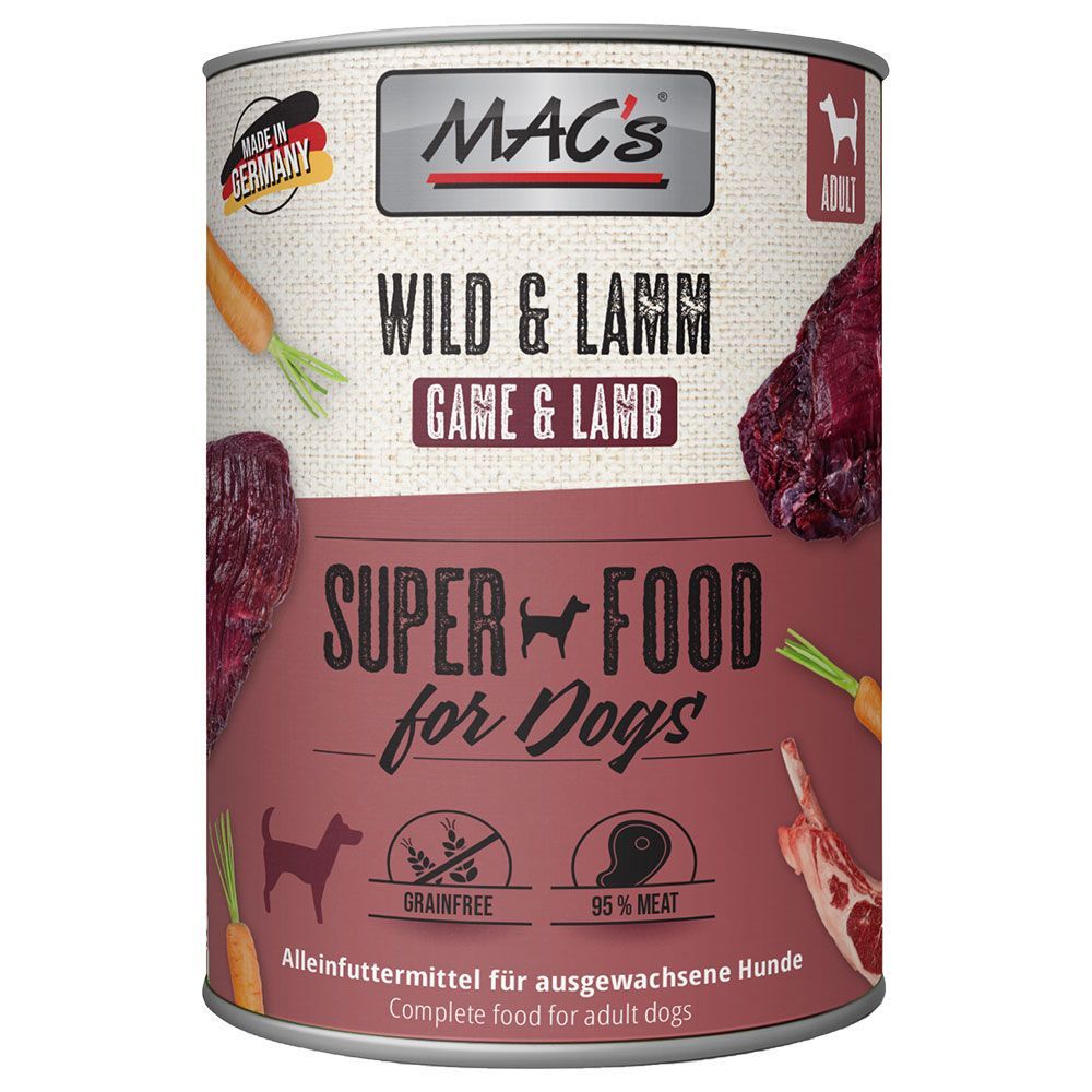 MAC's Adult 6 x 800 g - Vilt & lamm