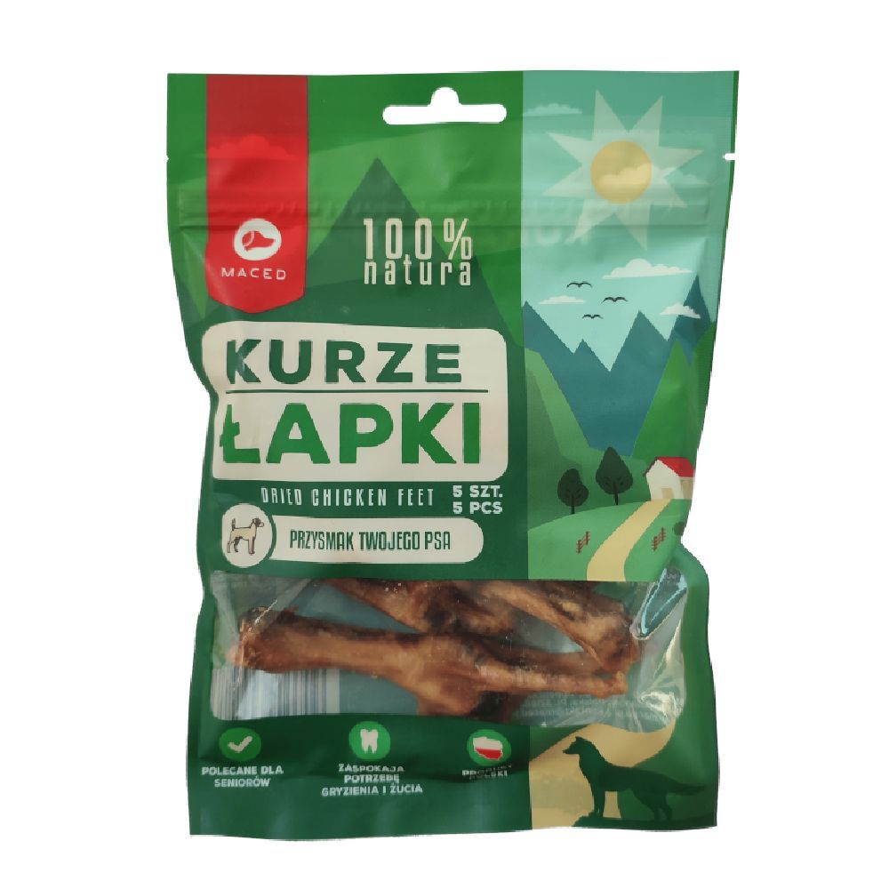 Maced Natural kycklingfötter - 5 st (75 g)