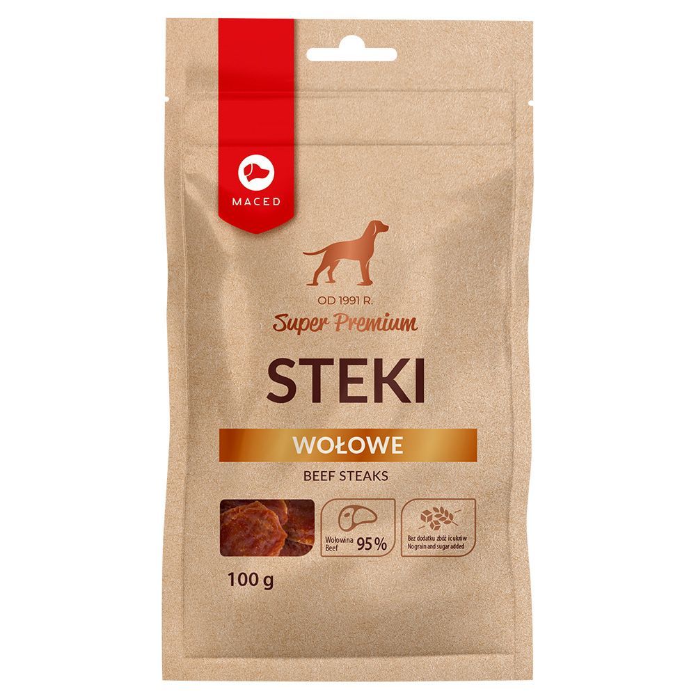 Maced Super Premium Steaks med nötkött - 100 g