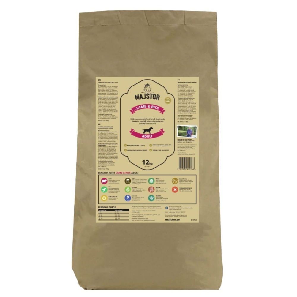 Majstor Lamm & Ris Adult Genuin (12 kg)
