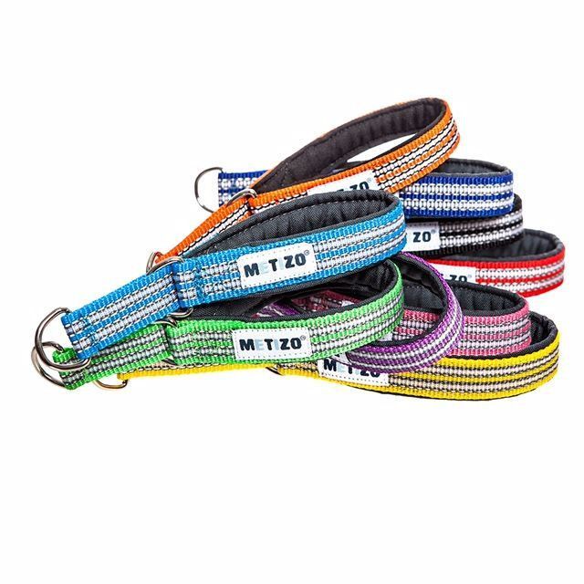 Fodrat Halsband Halvstryp Blå - Blå / 40 cm x 25 mm