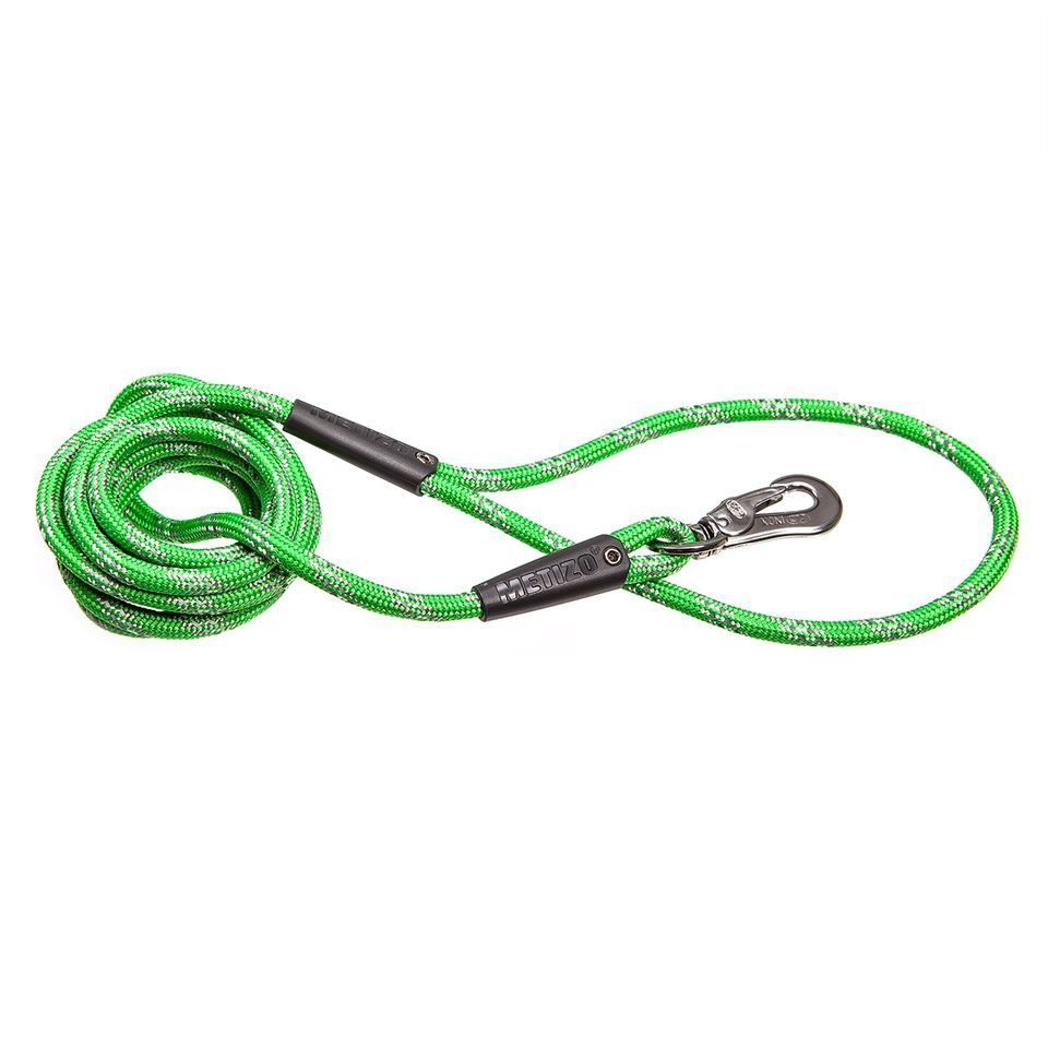 Koppel Runt m. Reflex - Grön / 5 m, 75 mm hake
