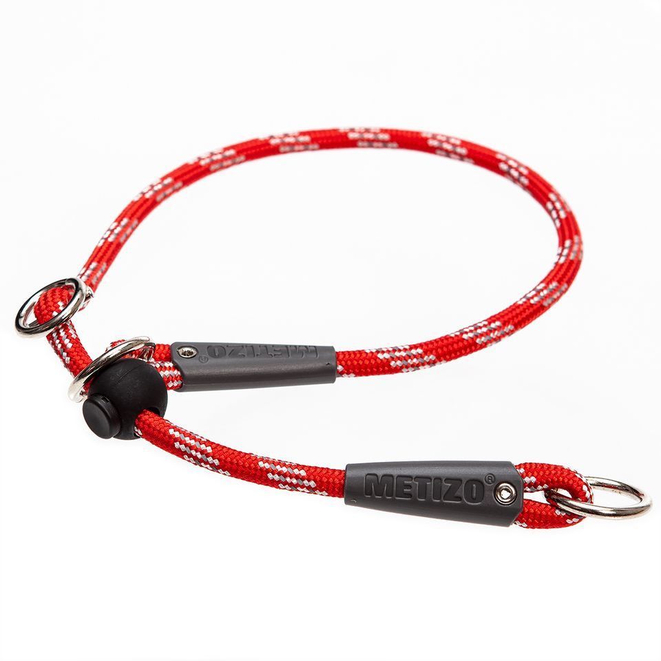 Retrieverhalsband Runt Röd - Röd / 40 cm