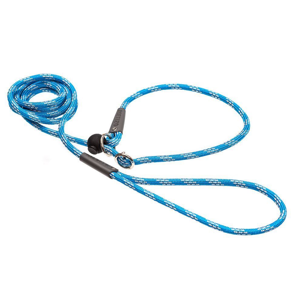 Retrieverkoppel Runt - Turkos 2m