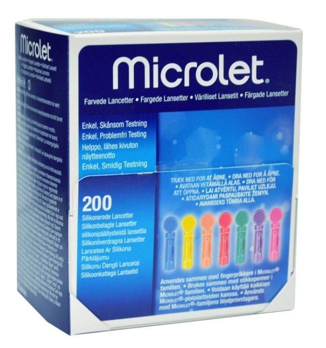Nålar Microlet Lancetter 200 st